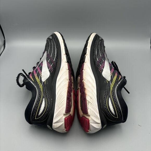 Brooks Ghost 15 Women’s Size 9 Running Walking Sneakers Shoes Black Peacock Pink - Picture 5 of 9